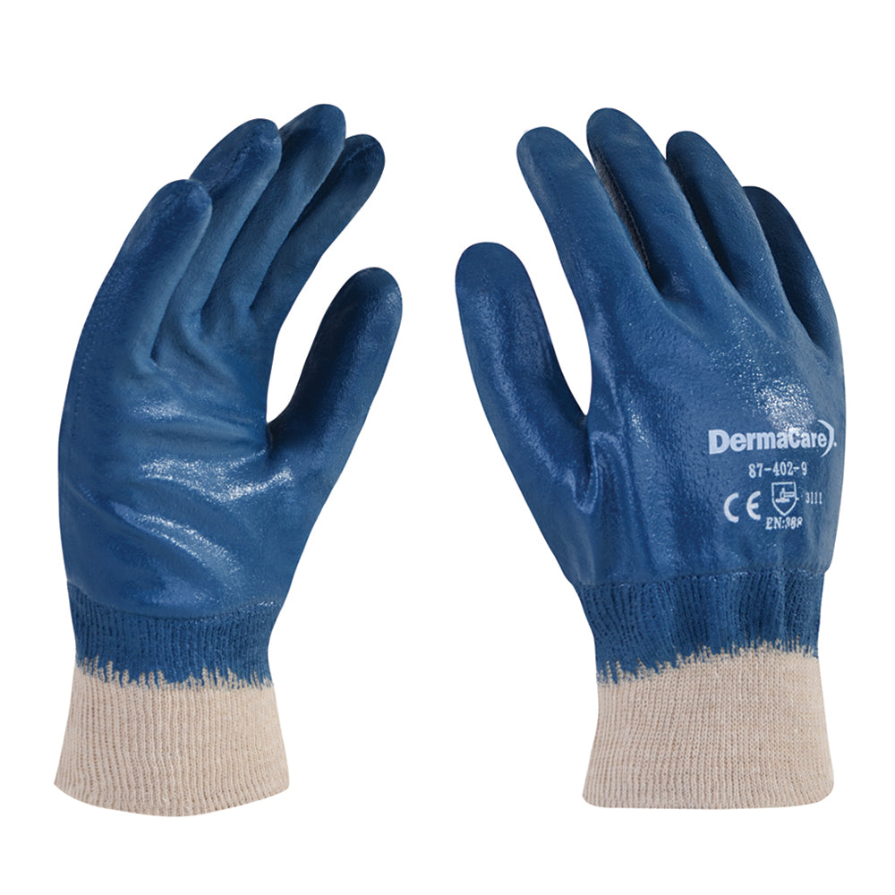 Guante Anticorte con Recubrimiento de Nitrilo DermaCare 87-402 Protección Industrial y Alto Agarre Par-1