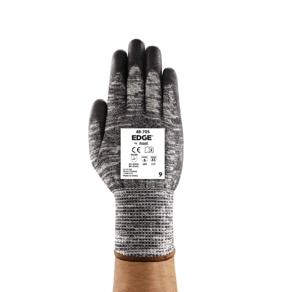 Guante Ansell EDGE 48-705 | Anticorte Nivel A2/B | Nitrilo