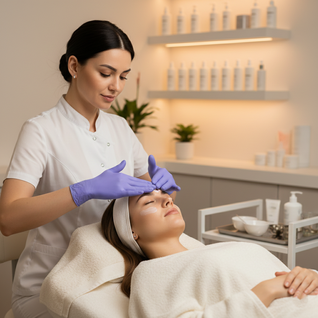 Guante de Nitrilo Lila Uniseal Sin Polvo Caja con 100 Piezas-6