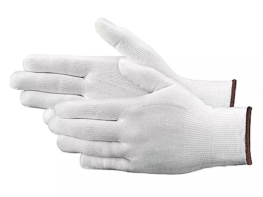 Guante de Nylon Blanco Guante Ligero para Protección y Precisión Par-1