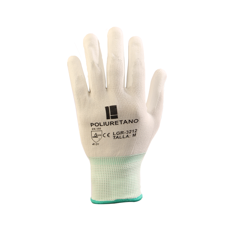 Guante Alyger LGR-3212 Blanco | Poliuretano y Alta Destreza-1