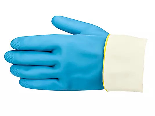Guante de Látex Uline ChemyPro S-15396S Protección Industrial Contra Químicos y Uso Profesional Par-2