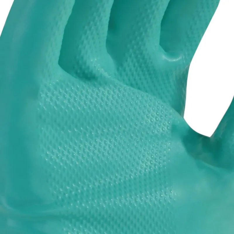 Guante de Nitrilo Verde Derma 67-175 | Protección Industrial Contra Químicos y Alto Agarre Par-6