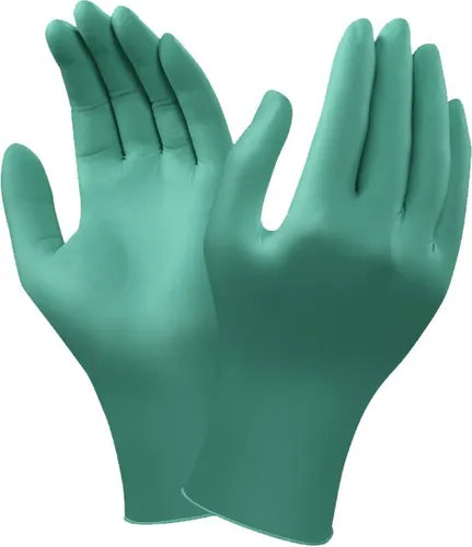Guante de Nitrilo Verde TouchNTuff 92-600 Ansell Caja con 100 Piezas-2