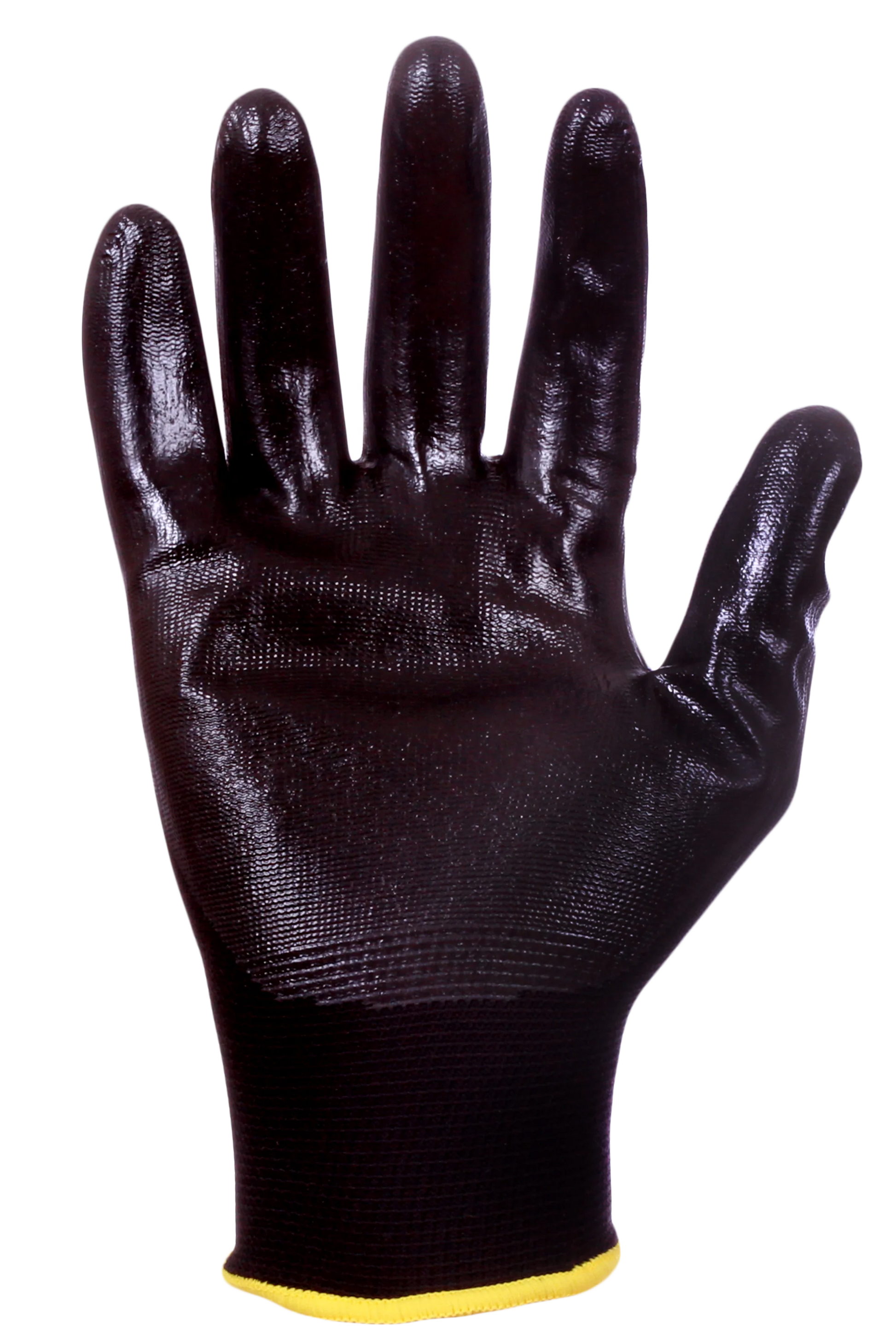 Guante de Nylon Negro con Palma de Nitrilo SUK-811 Protección y Agarre para Trabajo Industrial-3