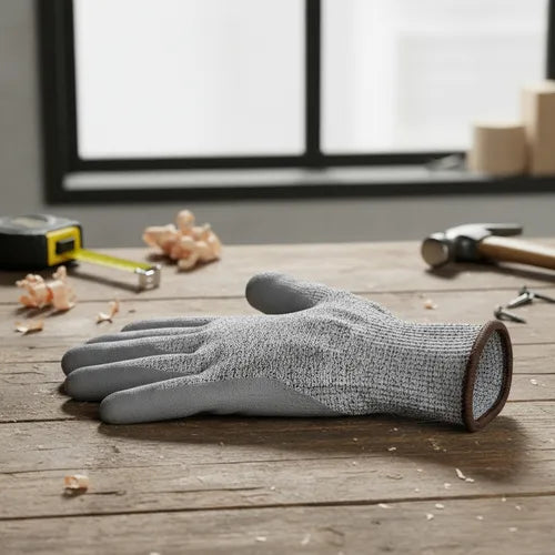 Guante de Polietileno con Fibra de Vidrio SUK-625 Protección Anticorte Par-3