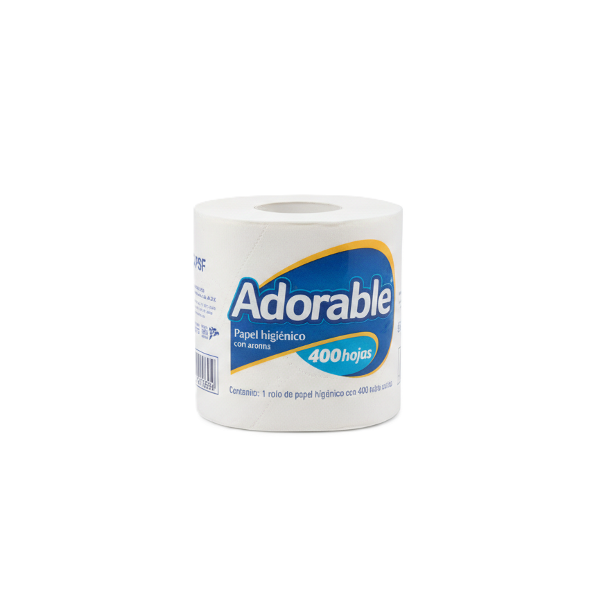 Papel Higiénico Adorable 80 Rollos | Máximo Ahorro y Suavidad
