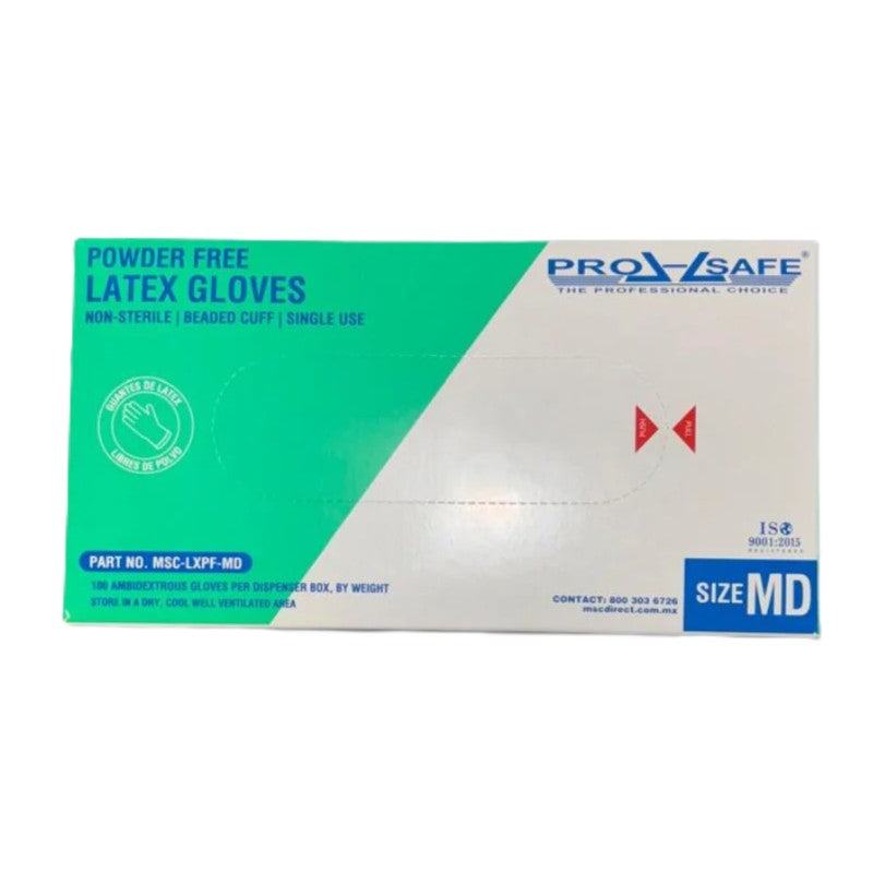Guante de Látex Sin Polvo PRO SAFE 100 Piezas-1