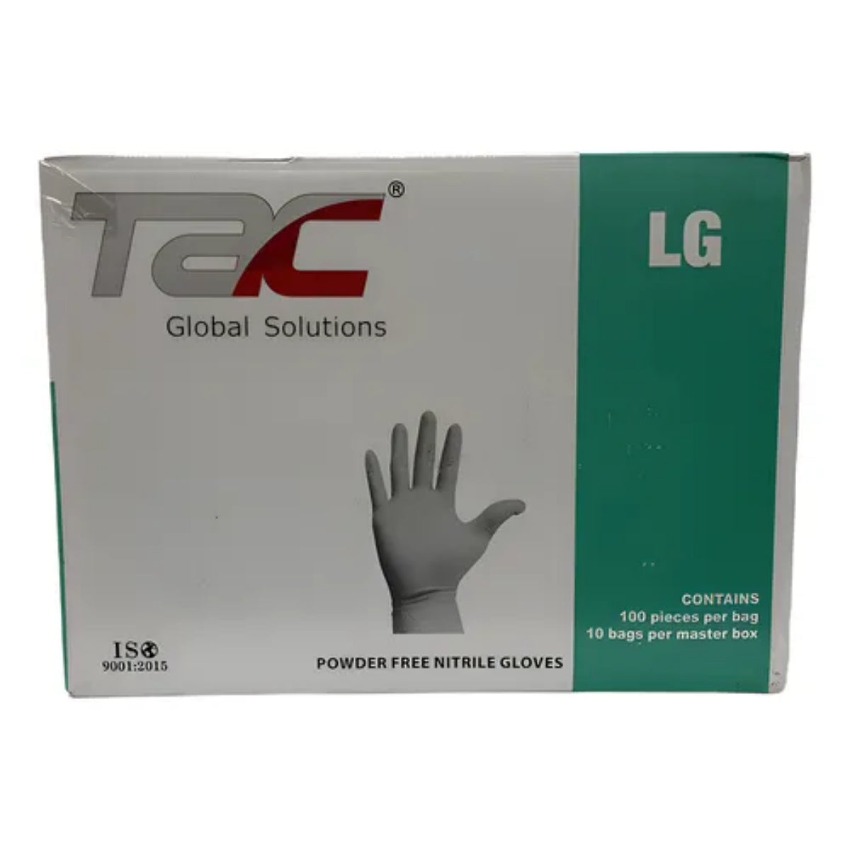 Guante de Nitrilo Blanco sin Polvo TAC 100 Piezas-4