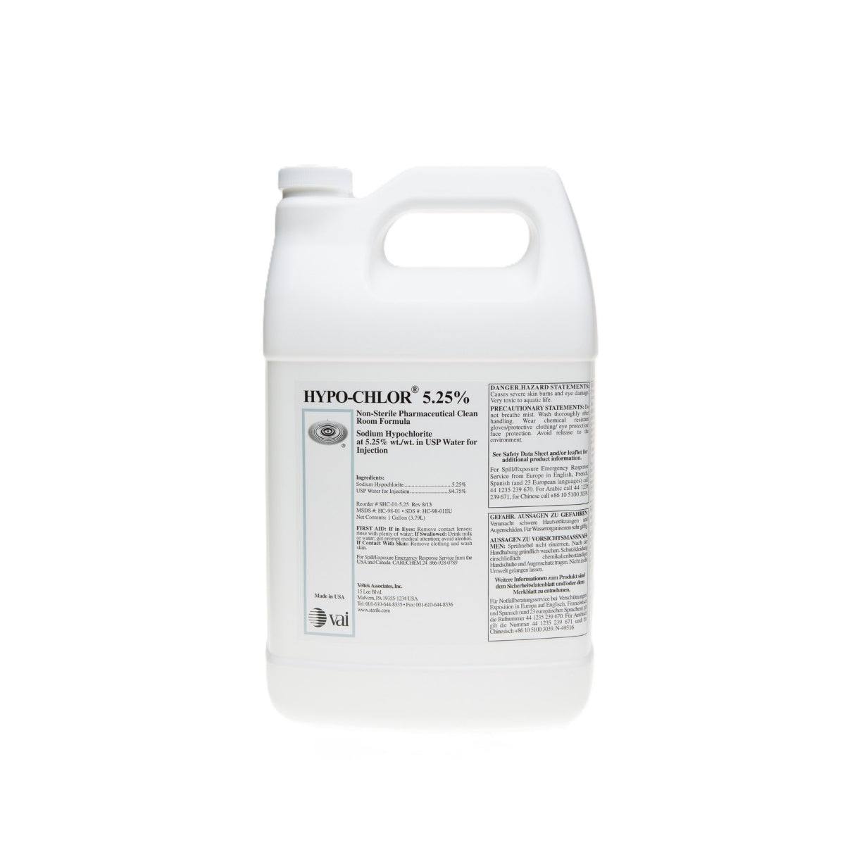 HYPO-CHLOR 5.25% SHC-01-5.25 | Hipoclorito Estéril | 1 Galón