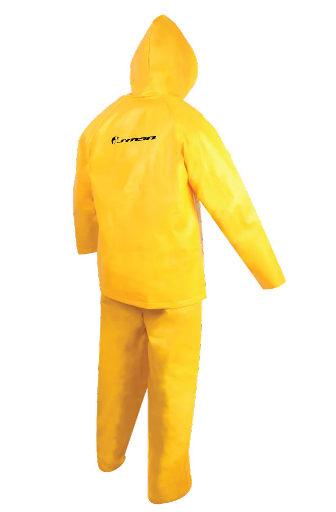 Impermeable Chaqueta y Pantalón con Reflejante DD-1221AMGDCR Traje Impermeable de Seguridad-2