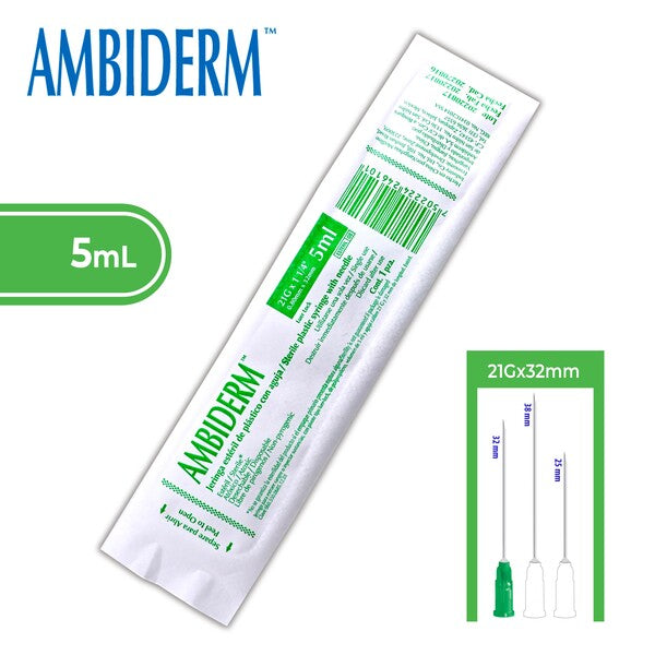 Jeringas Desechables Ambiderm con Aguja (3ml, 5ml y 10ml) 100 Piezas-6