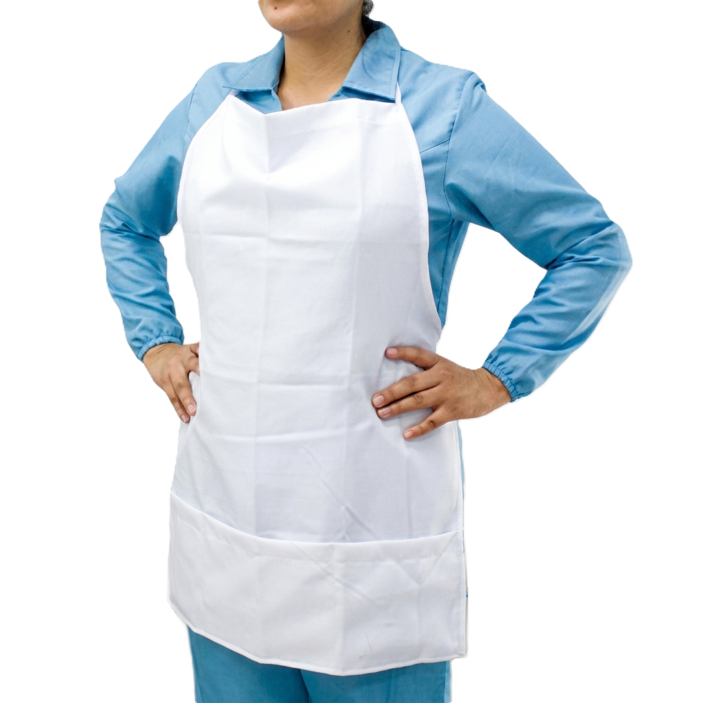 Mandil de Tela Profesional | Higiene y Servicio | Personalizable-1