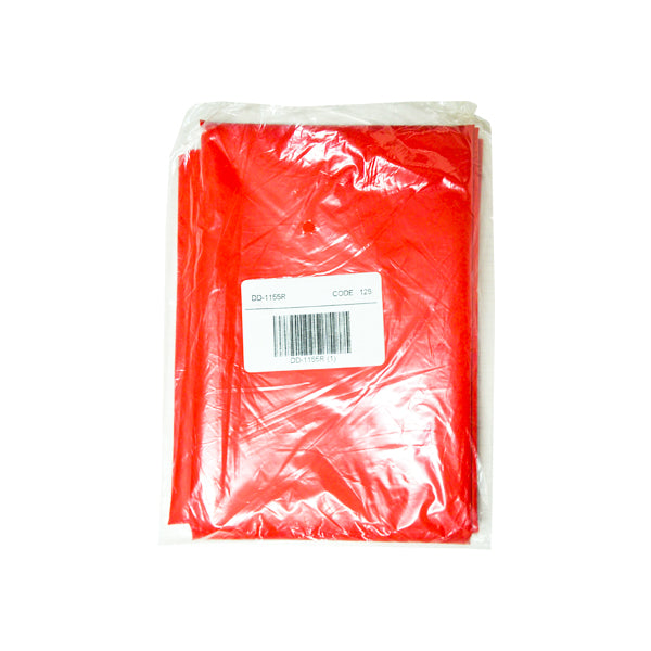 Mandil de PVC Rojo Delantal Impermeable Industrial para Limpieza, Cocina y Protección