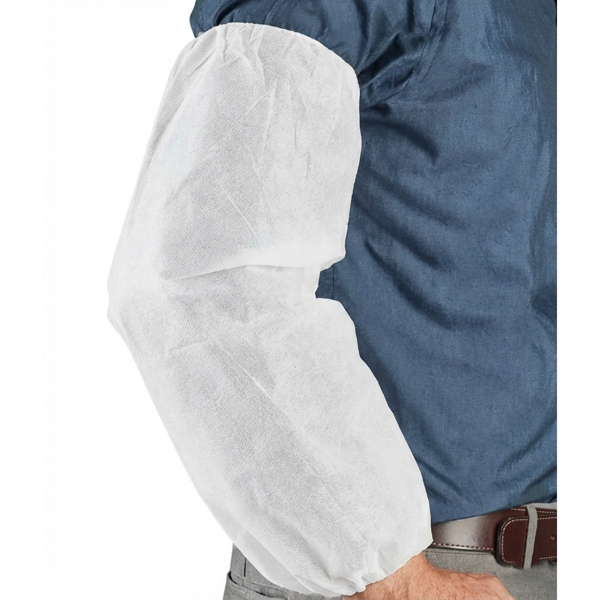 Manga Desechable SMS Blanca - Pieza-1