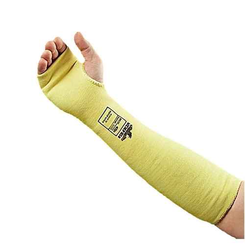 Manga de Kevlar Amarilla Protección Anticorte Industrial-1