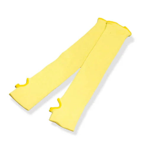Manga de Kevlar Amarilla Protección Anticorte Industrial-4