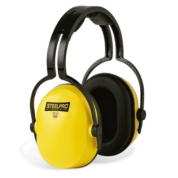 Orejera Steelpro CM 502 Amarilla 23dB HA-SP-0074 Protección Auditiva Industrial