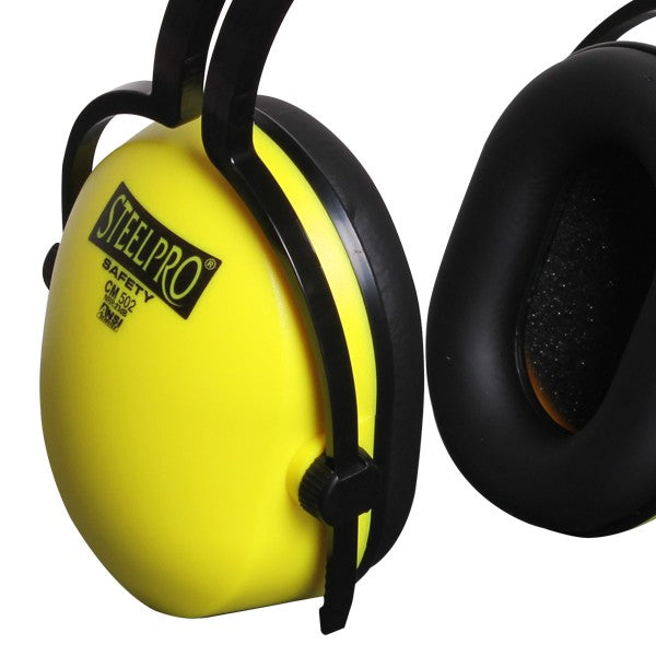 Orejera Steelpro CM 502 Amarilla 23dB HA-SP-0074 Protección Auditiva Industrial