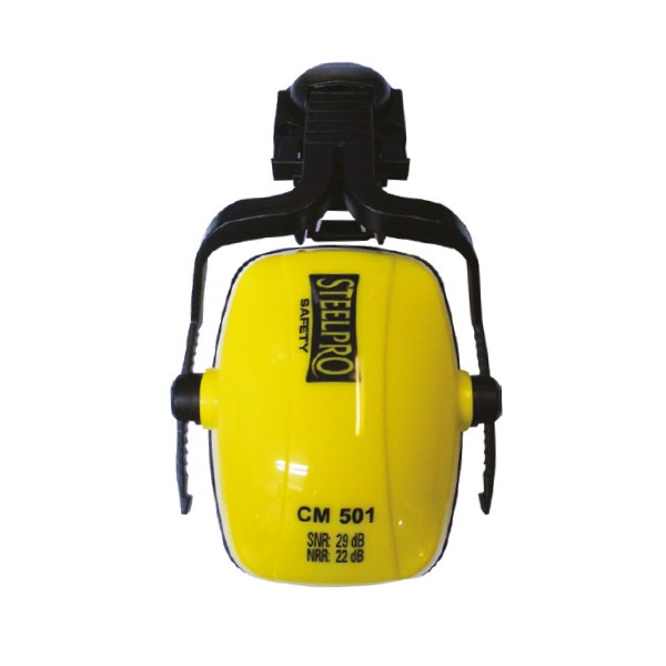 Orejera Steelpro CM 502 Amarilla 23dB HA-SP-0074 Protección Auditiva Industrial-3