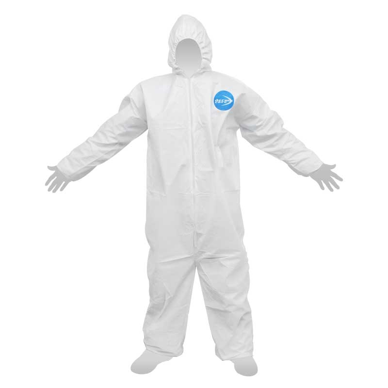 Overol de Protección Industrial Dermacare LK-MT428 Blanco-3