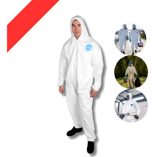 Overol de Protección Industrial Dermacare LK-MT428 Blanco-6