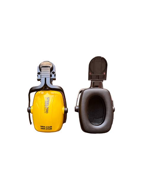 Protector Auditivo CM-501 Montable en Casco 23 dB Steel Pro Orejeras de Seguridad para Casco Pza-5