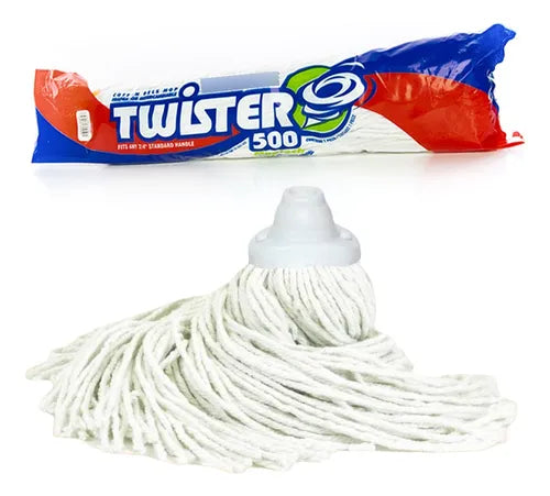 Repuesto de Trapeador Twister 500 Blanco 8250PG Mopa Industrial de Alta Absorción-2