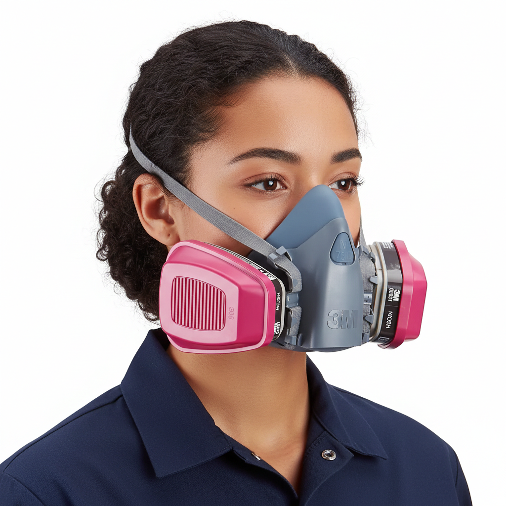 Respirador 3M 7502 Media Cara-4