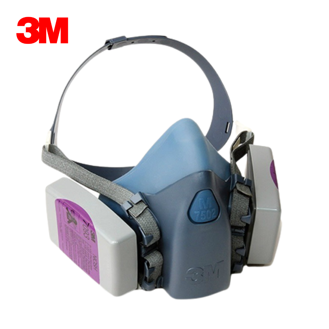 Respirador 3M 7502 Media Cara-3
