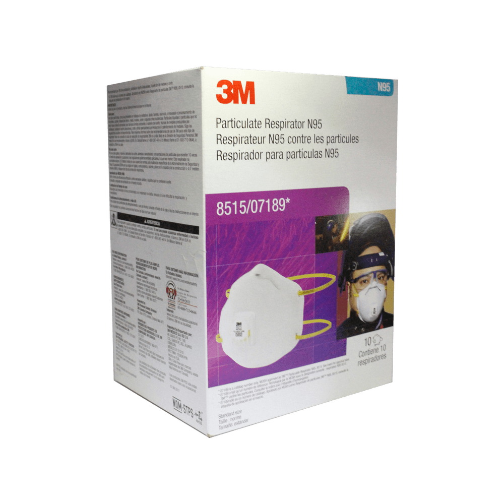 Respirador 3M 8515 para Partículas N95 Caja con 10 Piezas-3