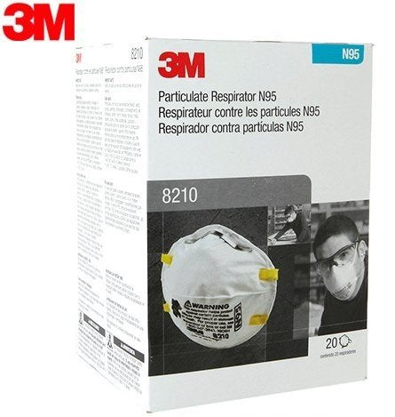 Respirador 3M 8210 N95 Caja con 20 Piezas-7