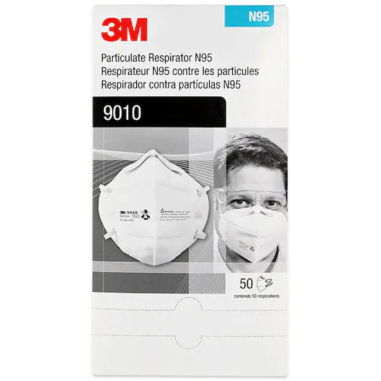 Respirador 3M 9010 N95 Caja con 50 Piezas-5
