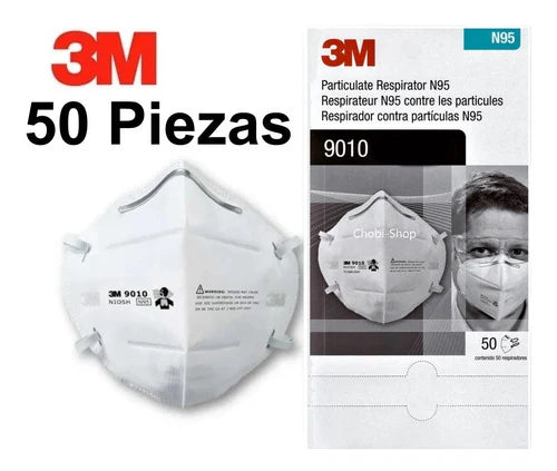 Respirador 3M 9010 N95 Caja con 50 Piezas-6