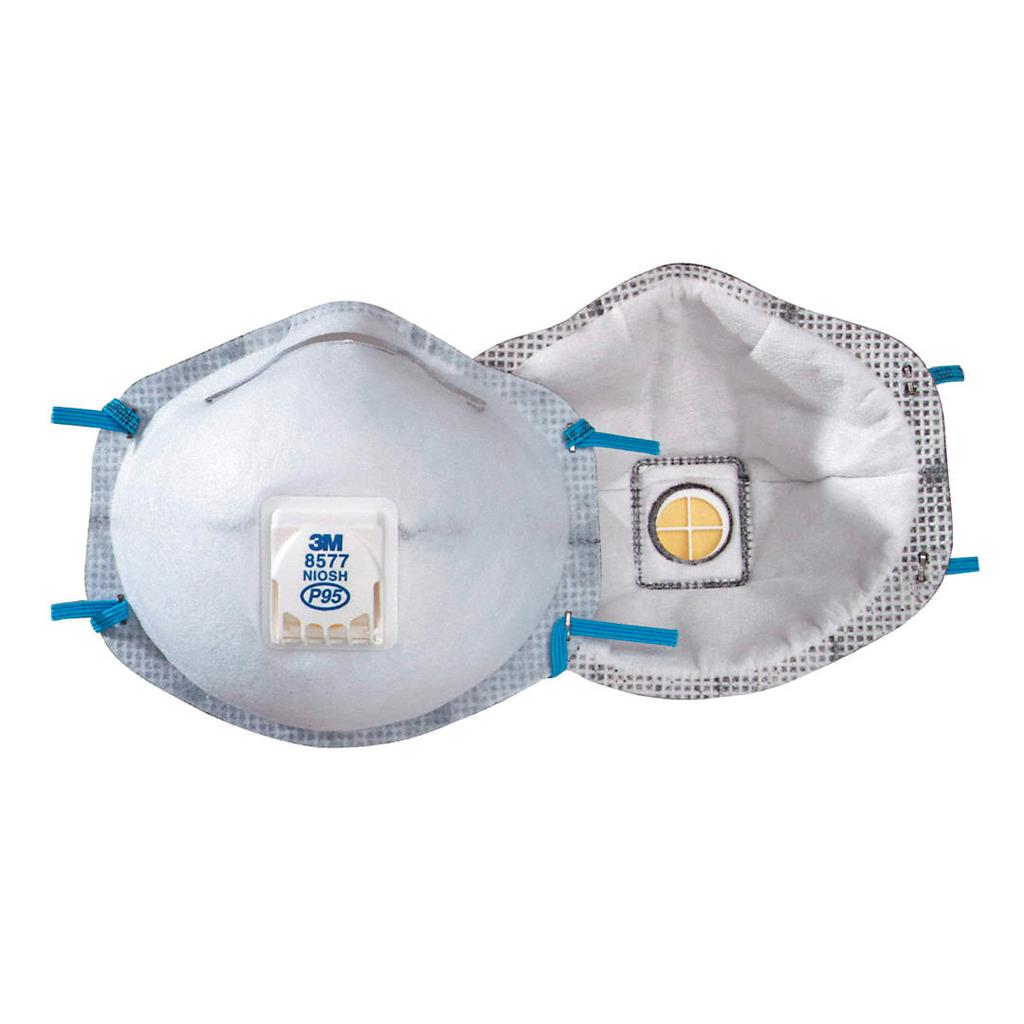 Respirador 3M 8577 P95 Caja con 10 Piezas-5