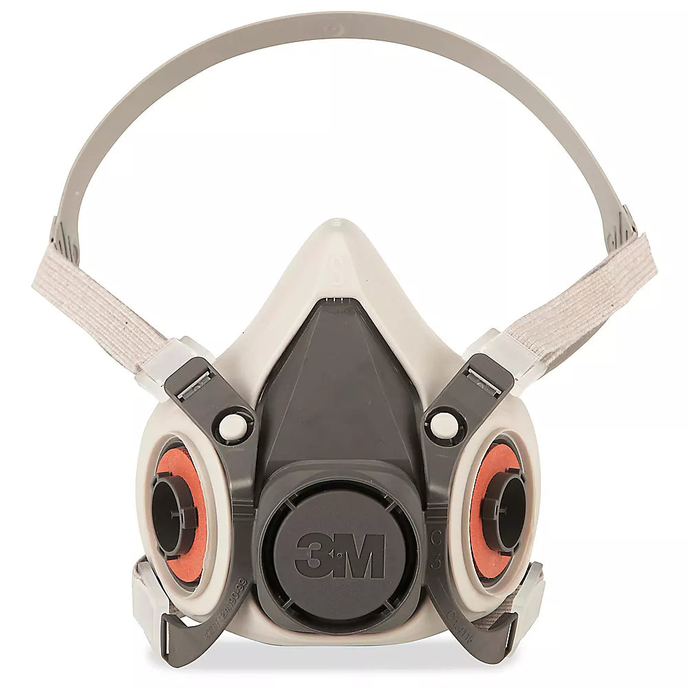 Respirador 3M 6100 Media Cara Respirador Reutilizable de Protección Respiratoria Pza-3