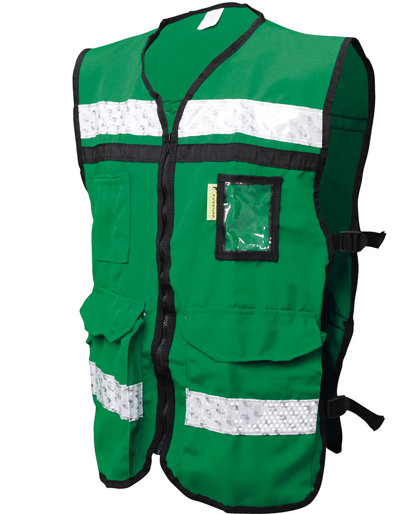 Chaleco Rescatista Ligero Verde SR-2040VCR-1