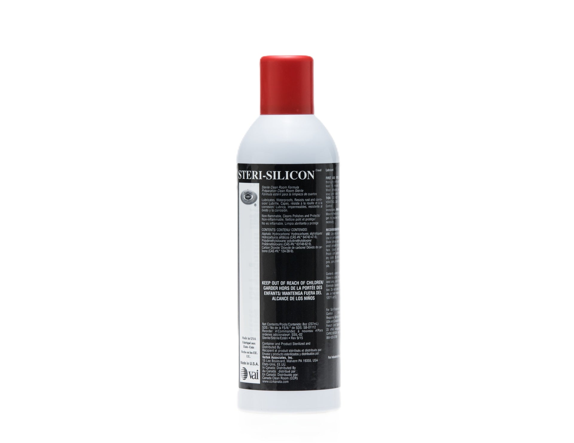 STERI-SILICON SSIL-02 | Silicona Estéril en Aerosol | 8 oz