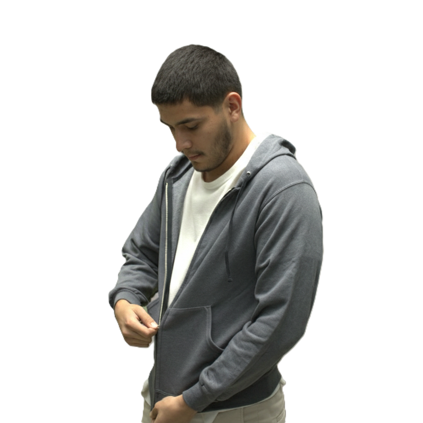 Sudadera con Capucha y Cierre | Unisex | Personalizable