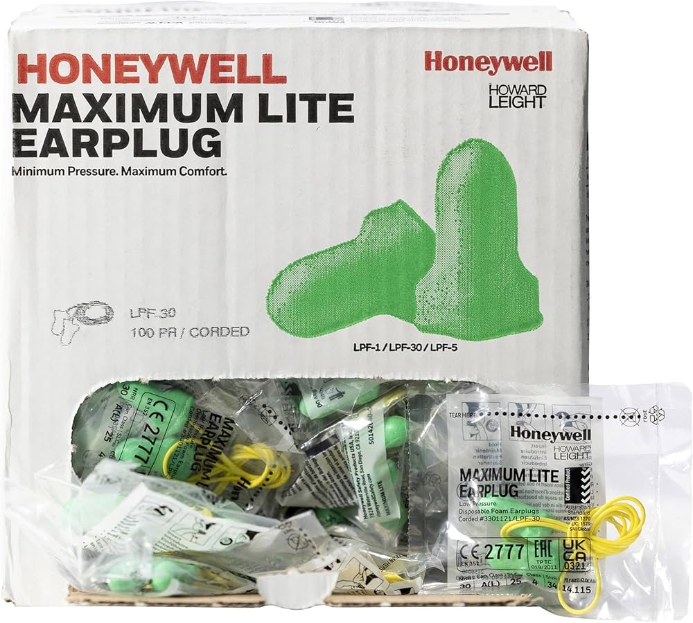 Tapón Auditivo Howard Leight Max Lite Protección Auditiva Paquete con 100 pza-4