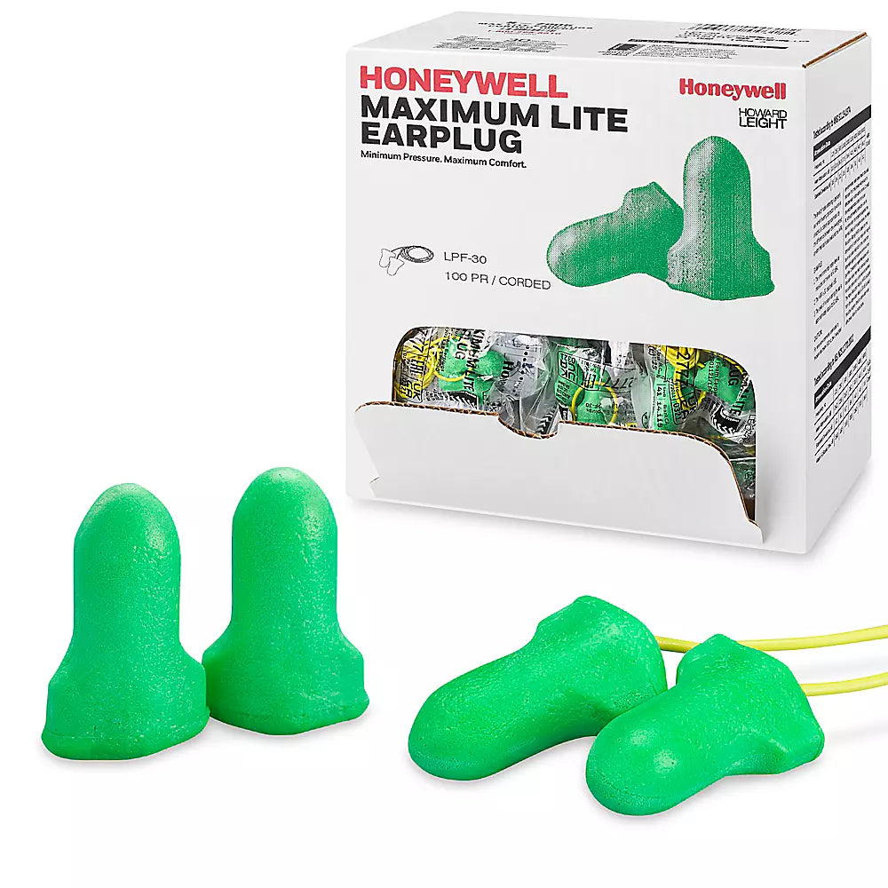 Tapón Auditivo Howard Leight Max Lite Protección Auditiva Paquete con 100 pza-1