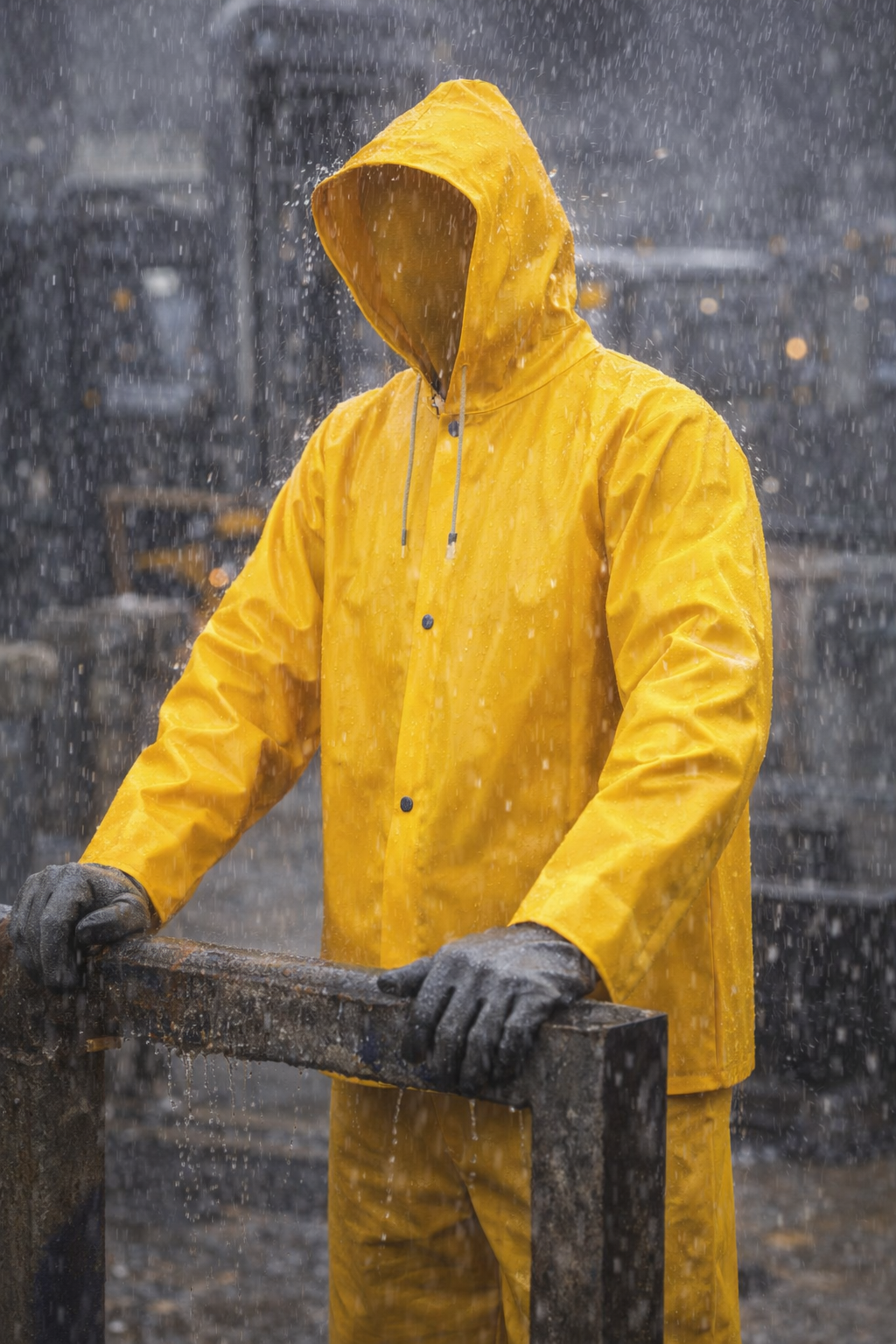 Conjunto Impermeable Derman 6002 Traje de Protección Contra Lluvia de Dos Piezas