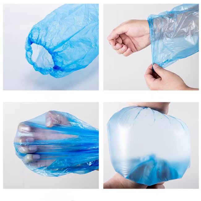 Cubre Manga Azul de Polietileno TAC Protección Impermeable Industrial Paquete con 100 pza-3