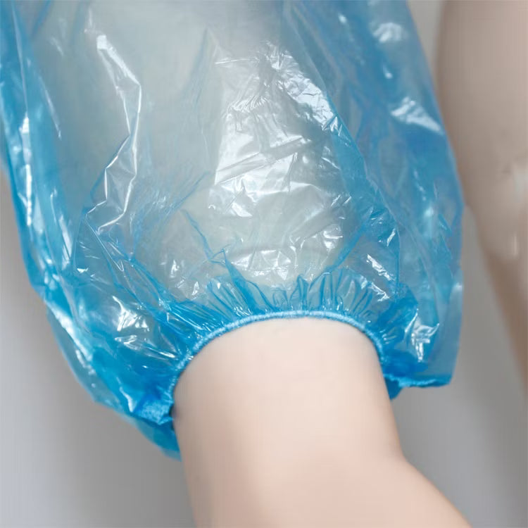 Cubre Manga Azul de Polietileno TAC Protección Impermeable Industrial Paquete con 100 pza-4