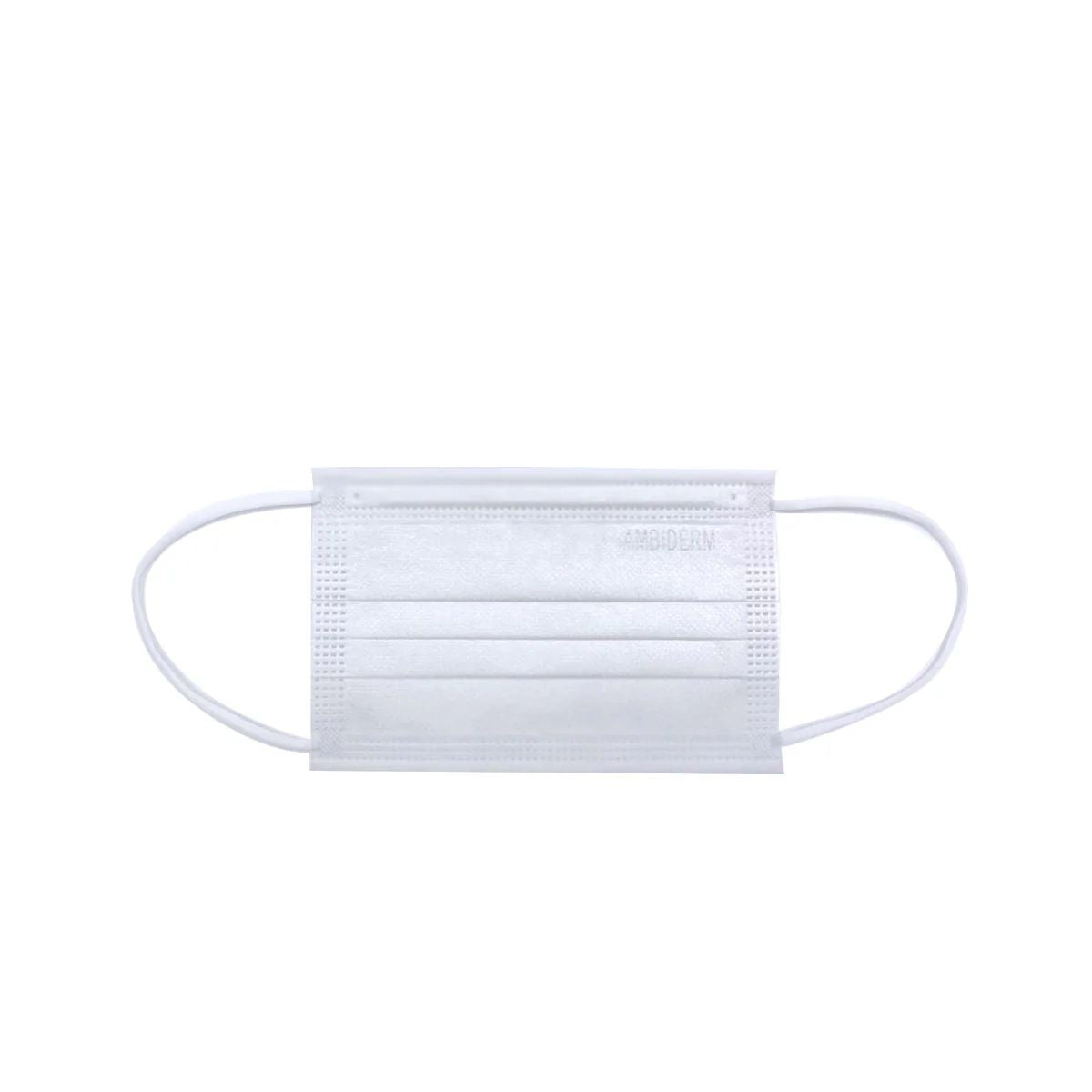 Cubrebocas Infantil Blanco Ambiderm Caja 50 Piezas